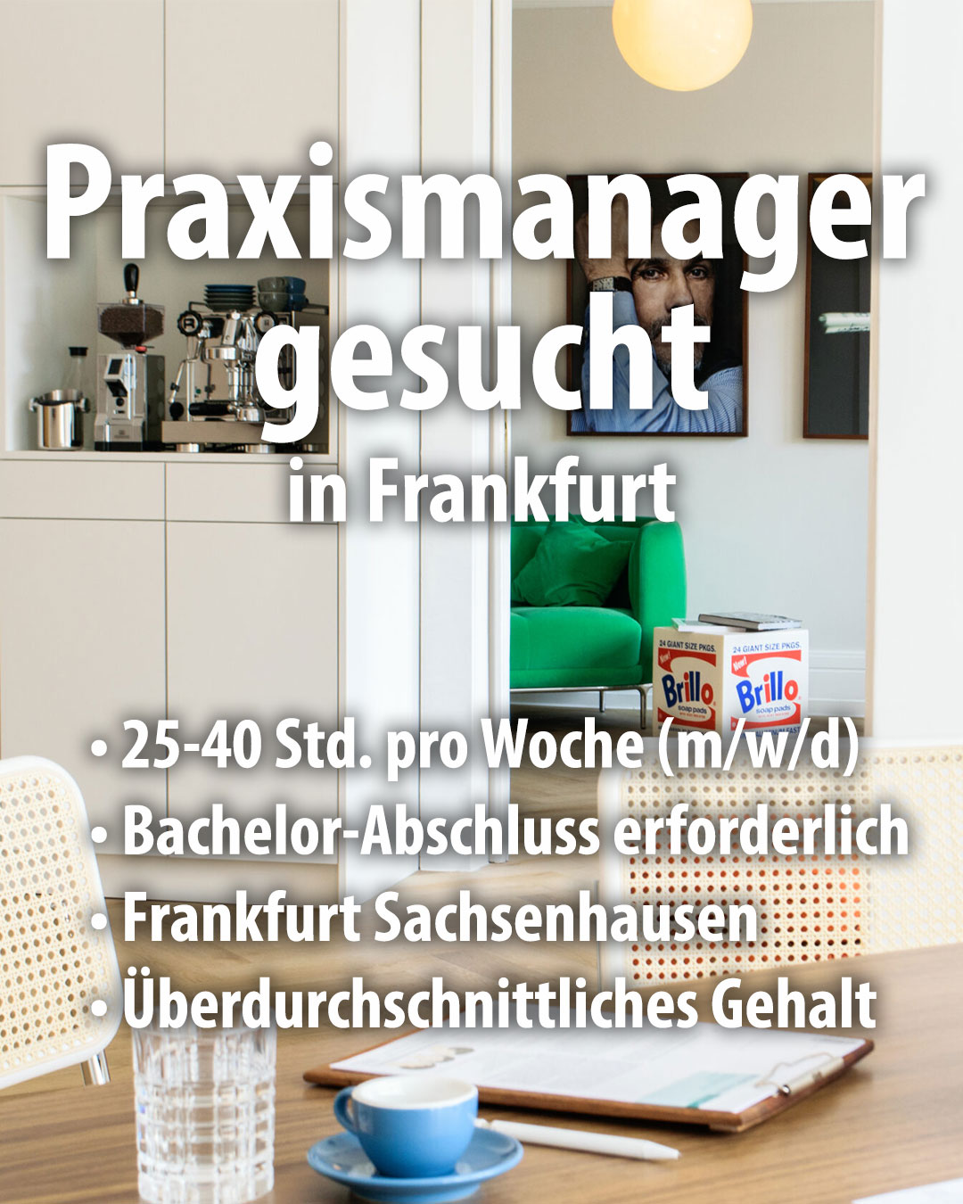 Rezeptionistin gesucht