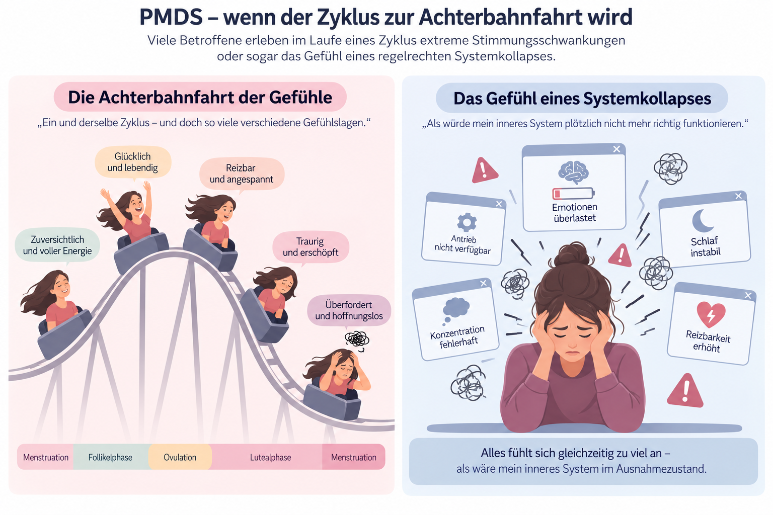 Zyklus zur Achterbahn